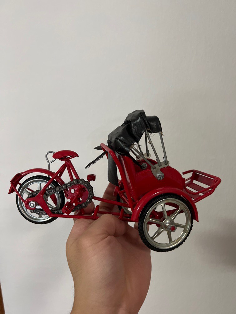Small Toy Rickshaw Vietnam rickshaw toy, Hobbies & Toys, Toys & Games on Carousell