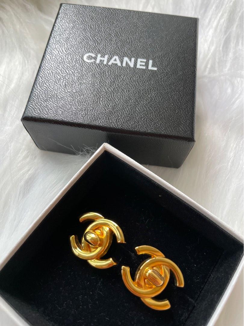 Vintage Classic turnlock Chanel Earrings in excellent condition 💕, Luxury,  Accessories on Carousell