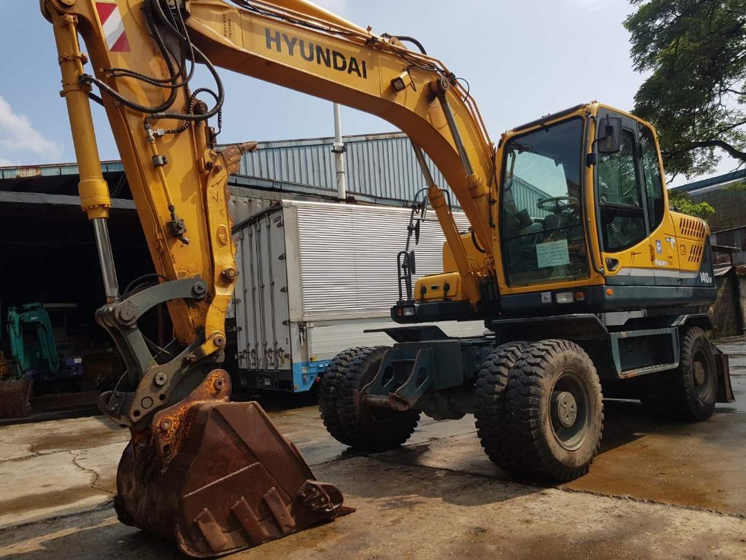 wheel backhoe korea surplus, Special Vehicles, Heavy Vehicles on Carousell