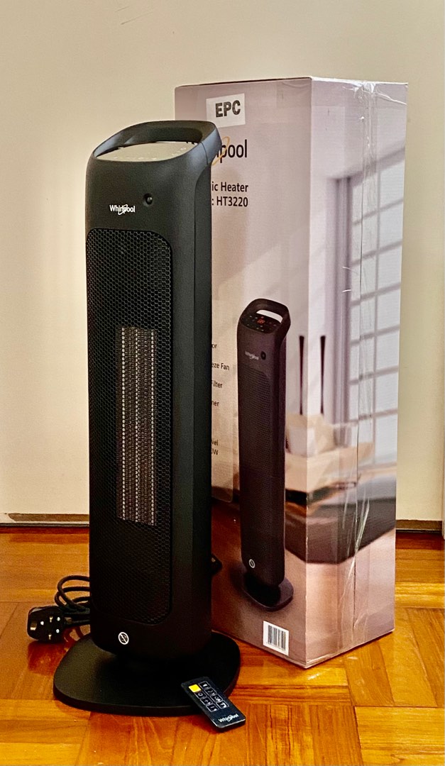 Whirlpool Ceramic Heater 陶瓷暖爐, 家庭電器, 冷氣機及暖風機- Carousell