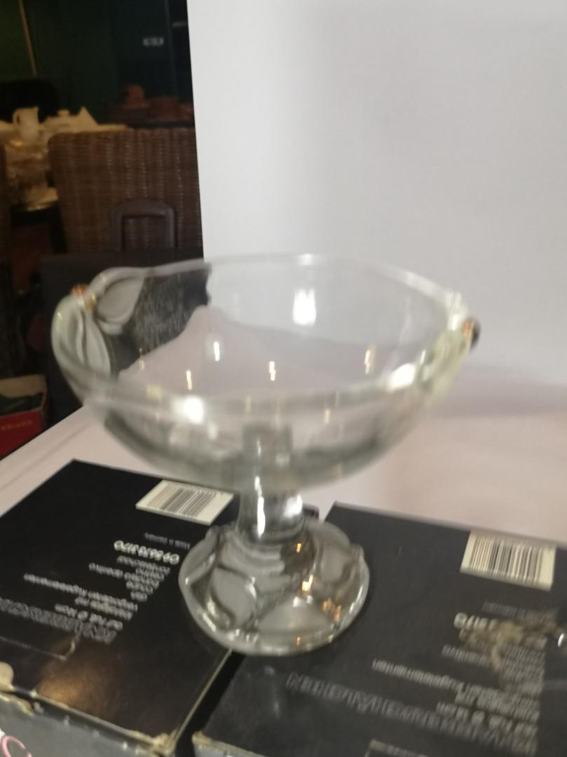 WMF glass serving bowl (Category: Other Kitchenware & Tableware) located in Makati City. Submitted by VintageAgo (Listing ID 1185103557, Image 2). Description: Rare design Collection item Brand new never been used, i have 5 pcs No delivery for this cos it's glass No to negotiation for this please, it's brand new and WMF branded.