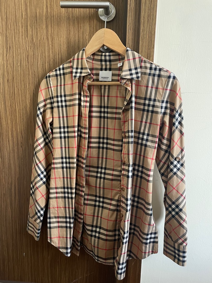 Women's burberry shirt hotsell