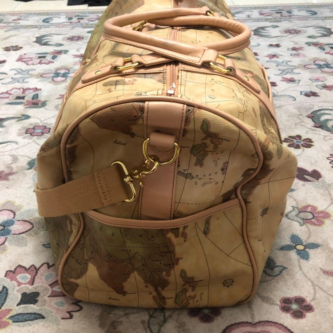 World Map Duffle Bag, Luxury, Bags & Wallets on Carousell