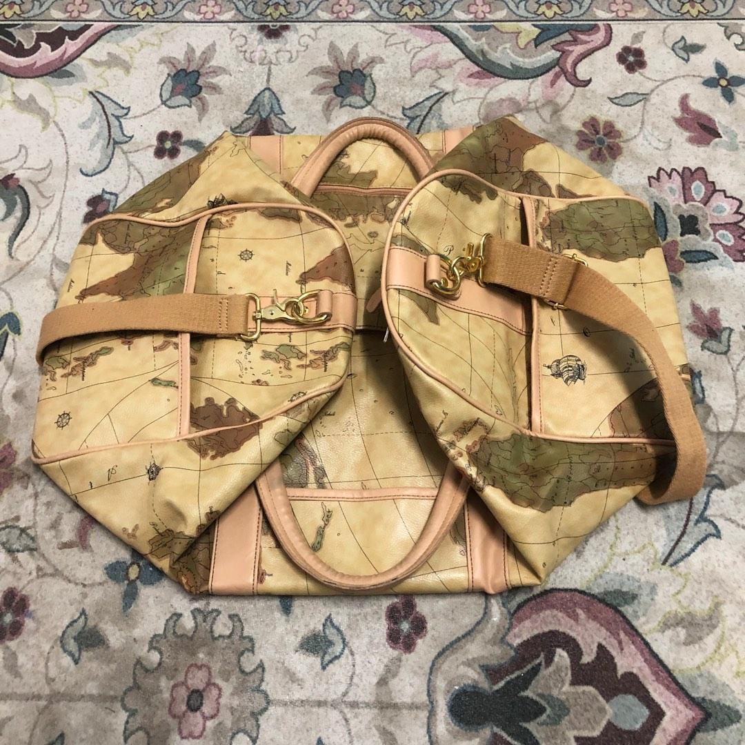 World Map Duffle Bag, Luxury, Bags & Wallets on Carousell