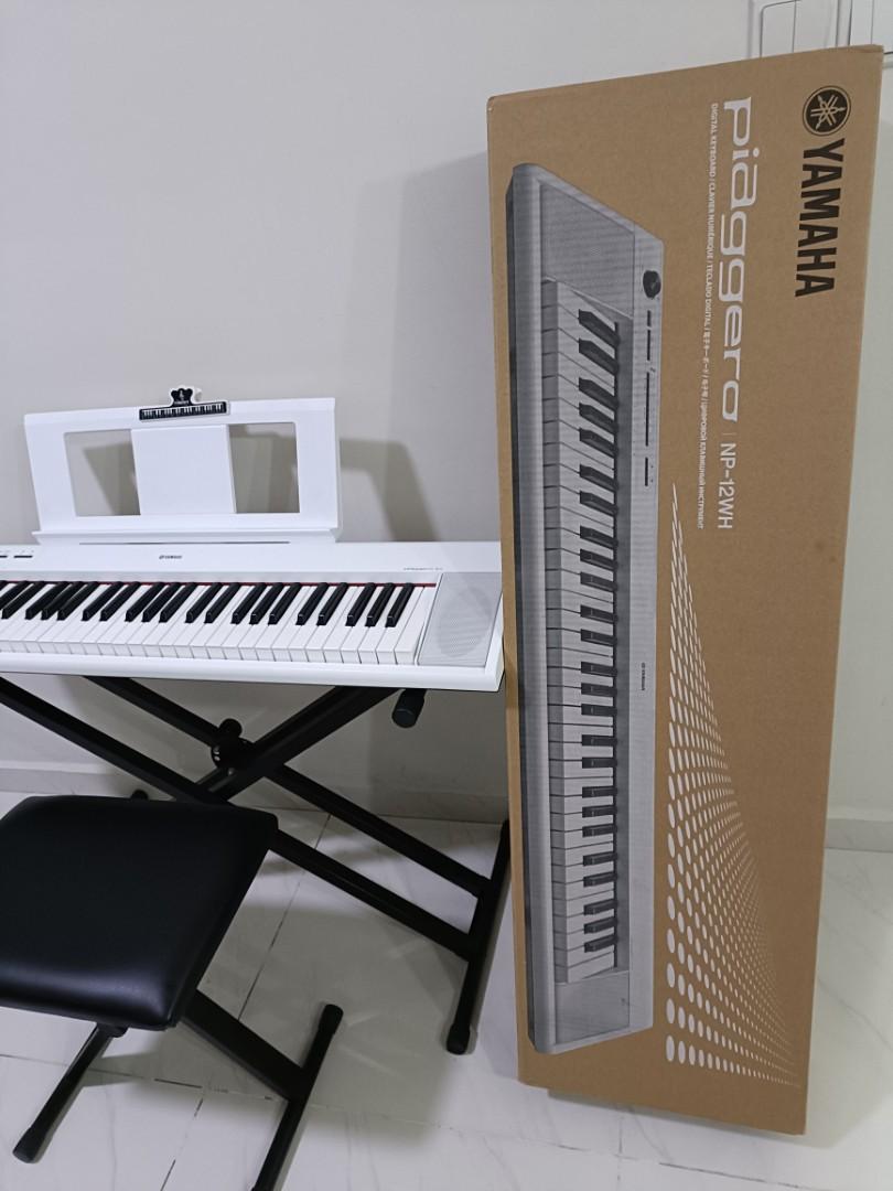Yamaha digital piano NP12 White, Hobbies & Toys, Music & Media, Musical Instruments on Carousell