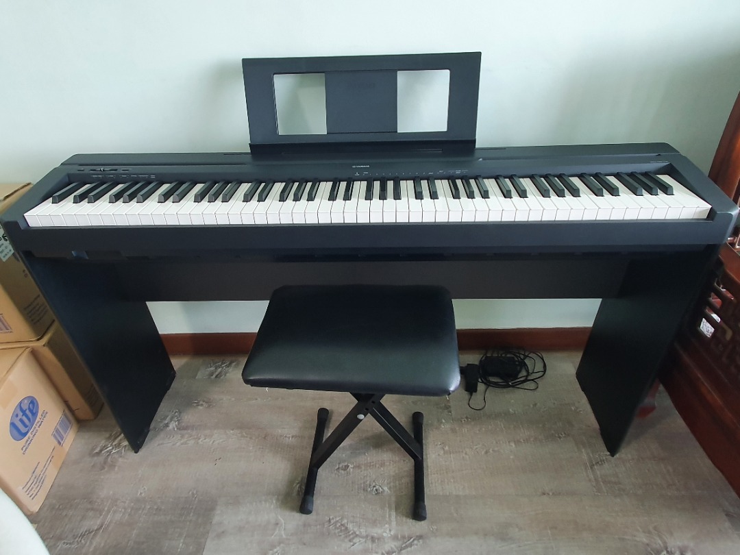 Yamaha P45 88Key Weighted Digital Piano Keyboard, Hobbies & Toys