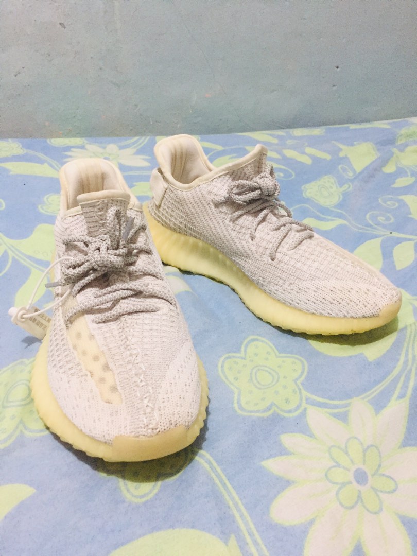 reflective yeezy white