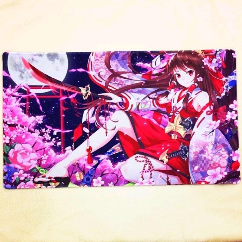 INSTOCK*Demon Slayer oversized mousepad, anime playmat, card games, Hobbies  & Toys, Toys & Games on Carousell