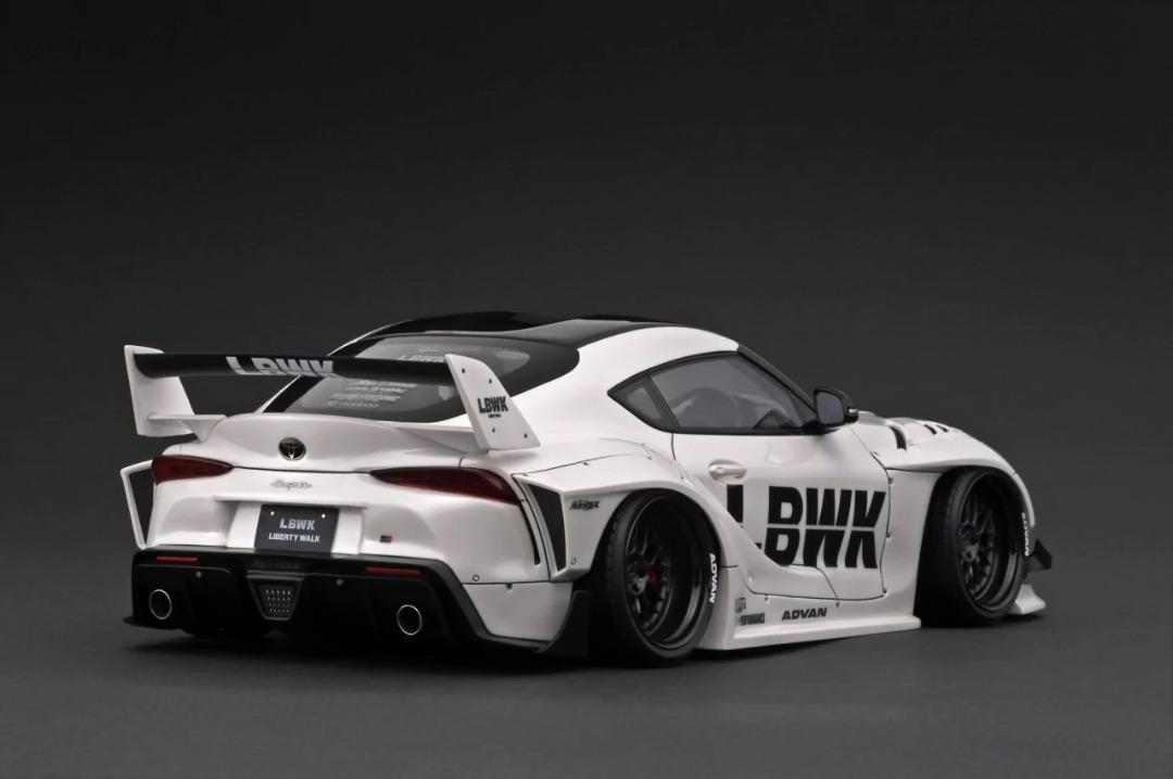 1/18 IG LB-WORKS TOYOTA SUPRA (A90) White (IG2648), 興趣及遊戲, 玩具 & 遊戲類 ...