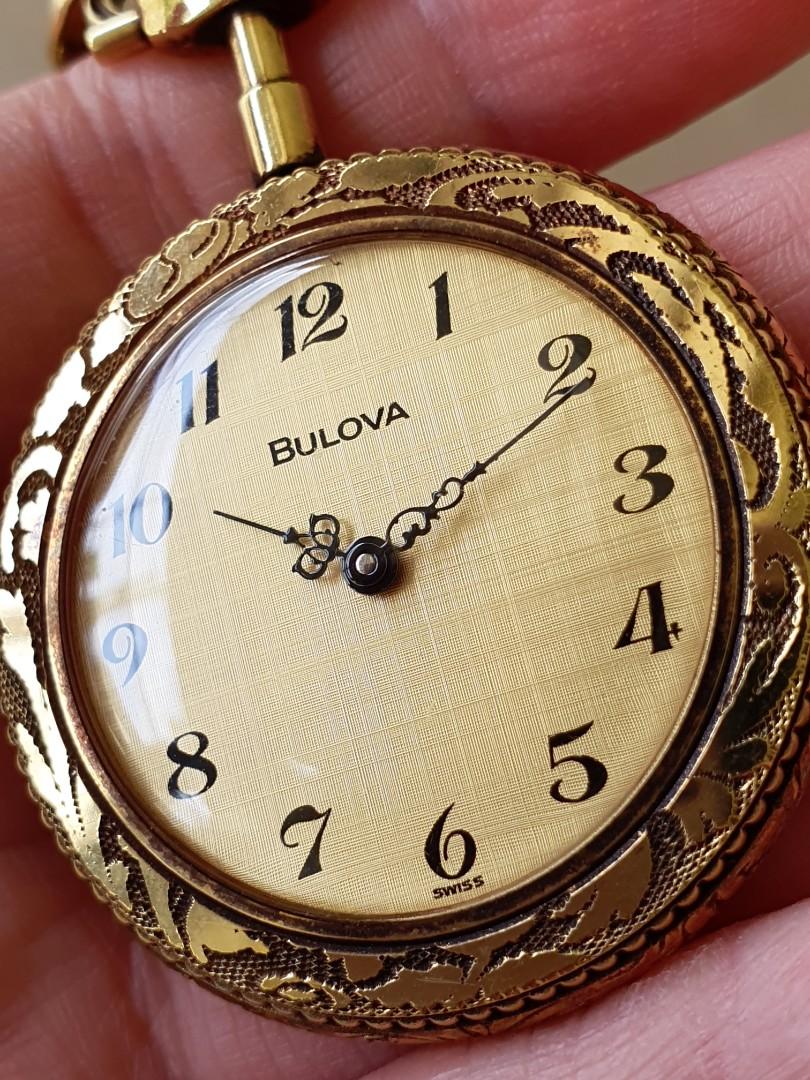 Bulova pocket store watch values