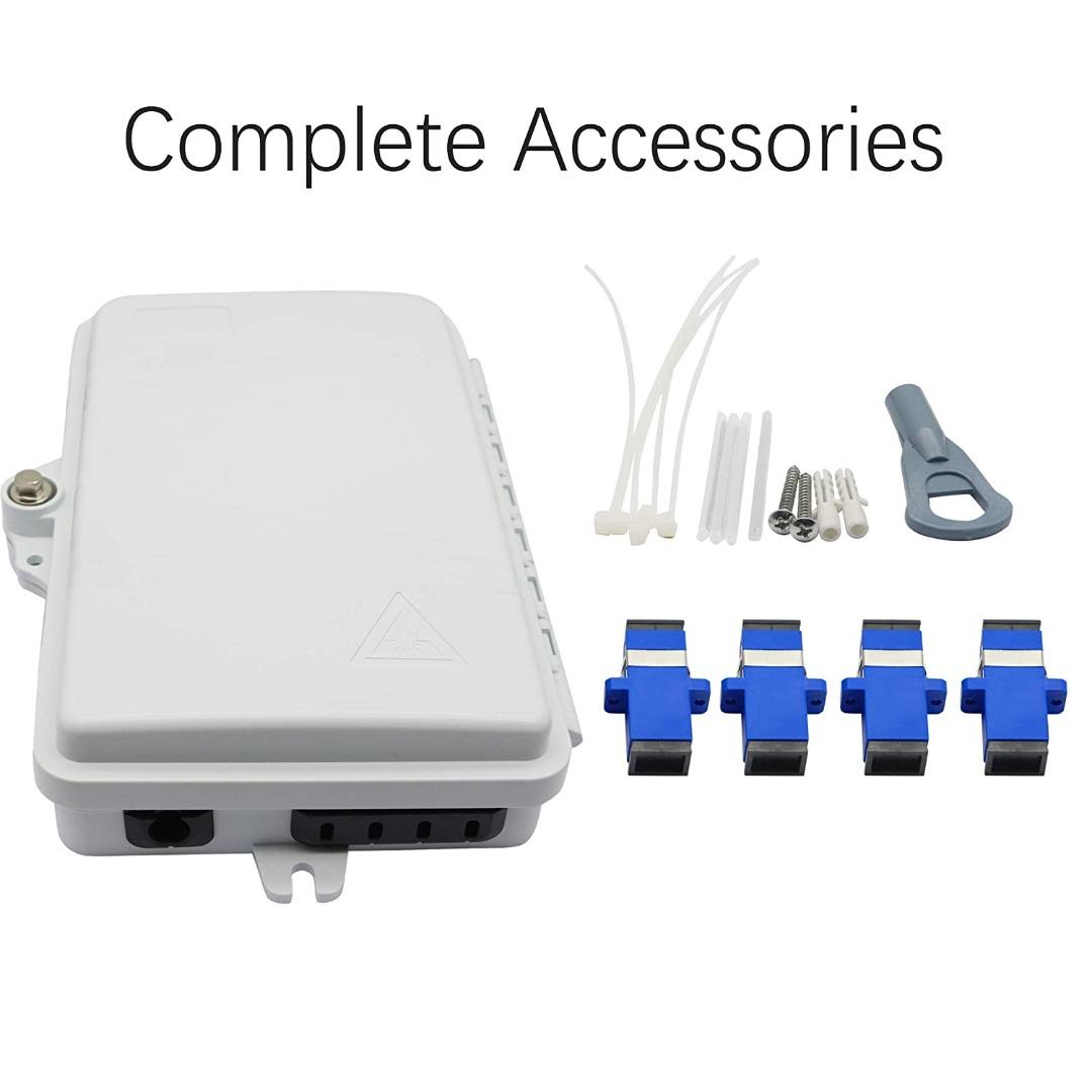 4 Core FTTH Fiber Distribution Box, 4 Port Fiber Distribution Box ...