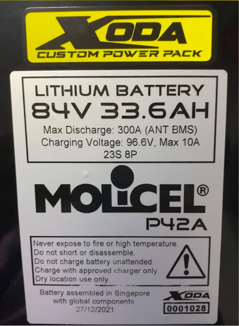 84v ebike battery