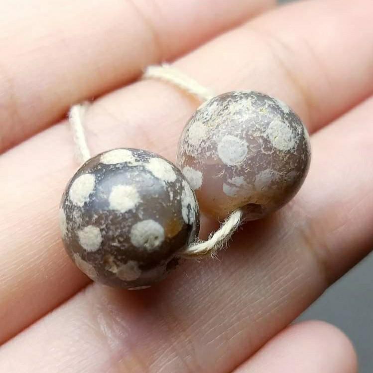 Gold Leaf Clay Beads 