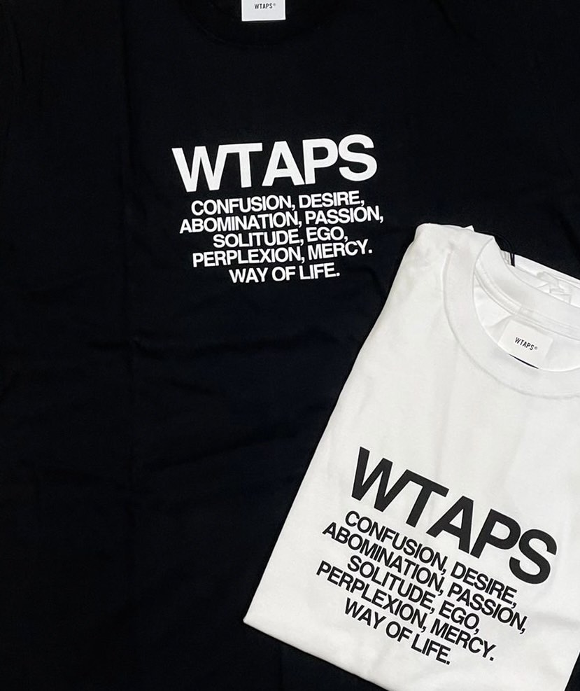 全新AW22 WTAPS SPOT ITEM TSHIRT, 男裝, 上身及套裝, T-shirt、恤衫