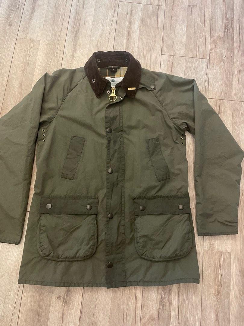 全新Barbour Washed Bedale SL經典水洗油布夾克42, 他的時尚, 外套及