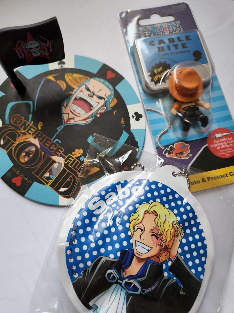 海賊王one Piece 玩具杯墊電話線ace Sabo Franky 興趣及遊戲 玩具 遊戲類 Carousell