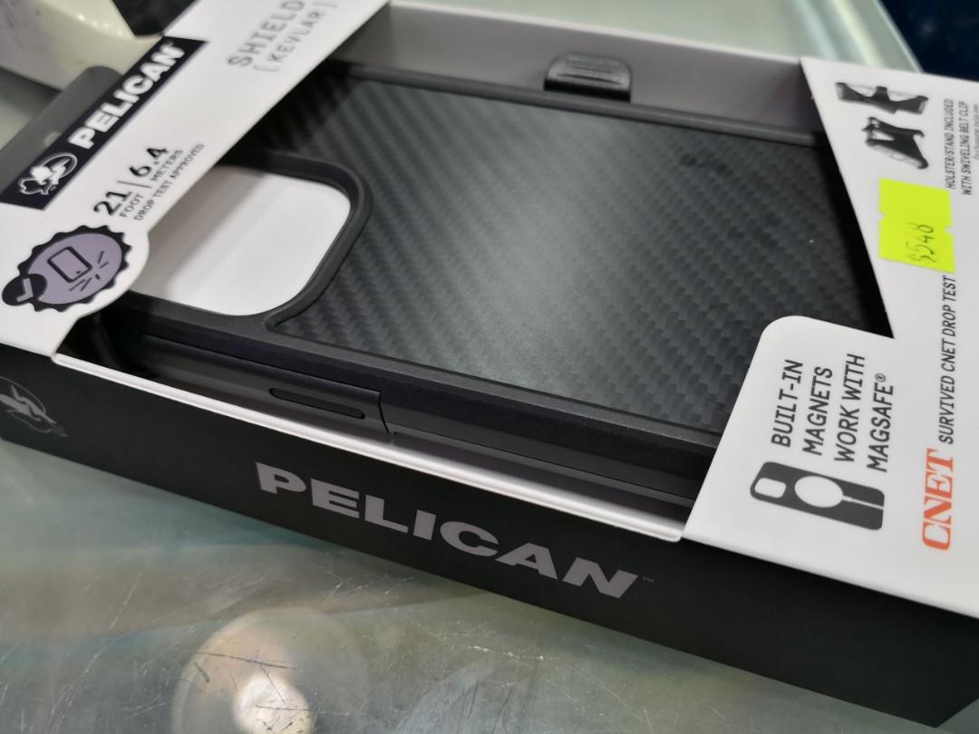 三禾電氣PELICAN iPhone 14 pro max case 碳纖維防撞保護套SHIELD