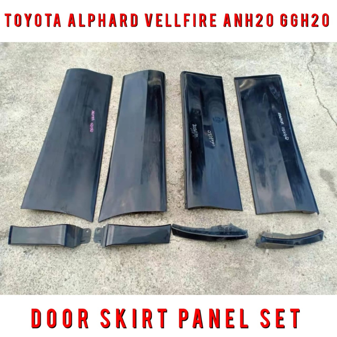 BACK DOOR PANEL & GLASS, Toyota ALPHARD/VELLFIRE/HV ANH20L-PFPQKV  ANH20,ATH20,GGH20, Parts Catalogs