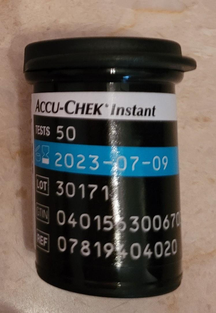 Accu chek instant test strips health nutrition health monitors