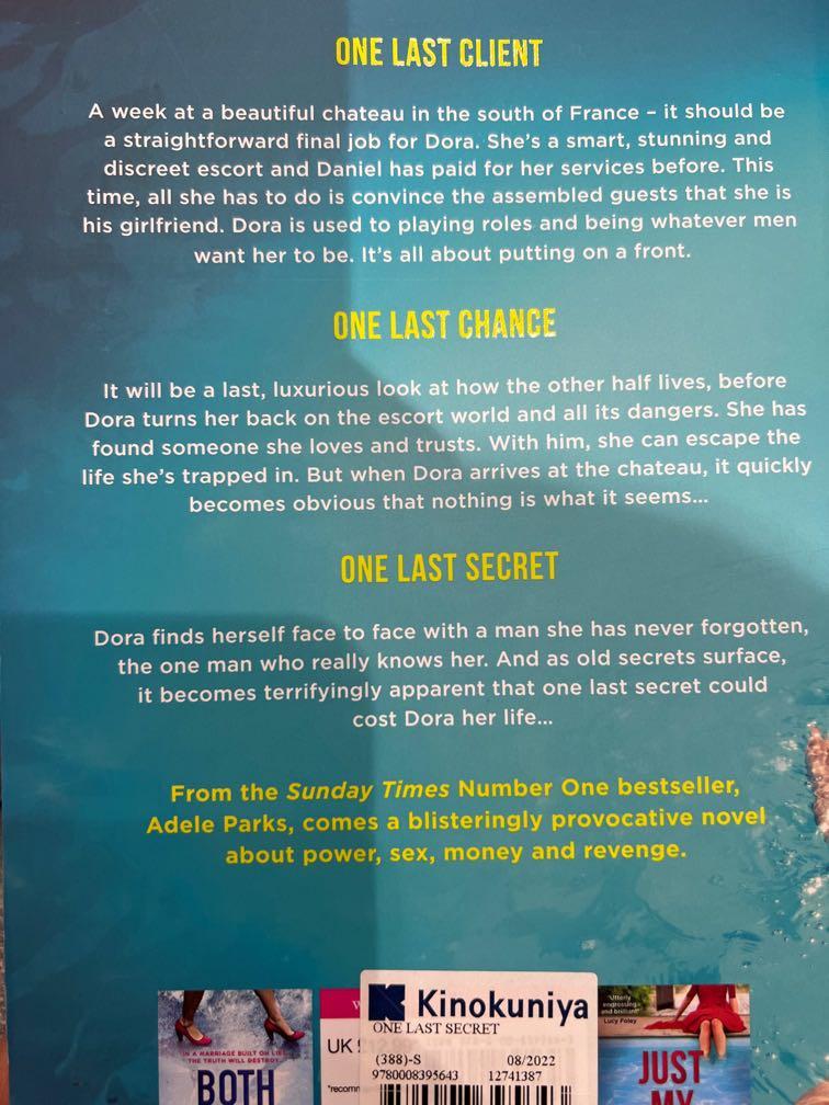 Adele parks one last secret, Hobbies & Toys, Books & Magazines, Fiction & NonFiction on Carousell