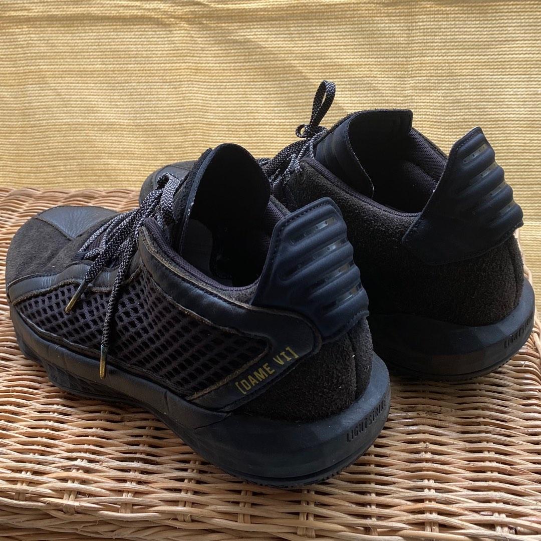 Adidas dame 6 black clearance