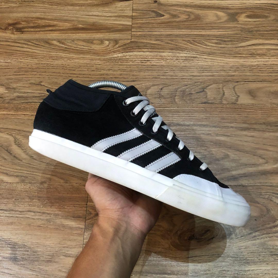 Adidas matchcourt mid black discount