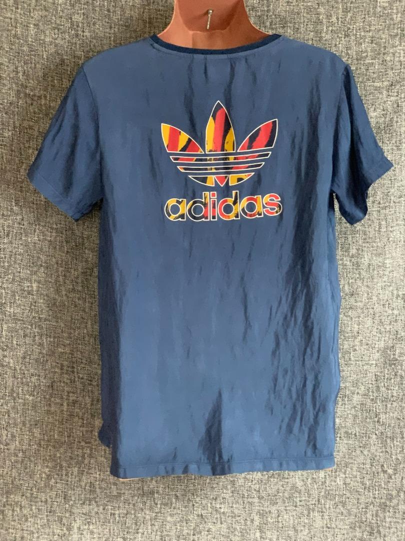Adidas Paris Printed Back Tee Women s Fashion Tops Shirts on Carousell