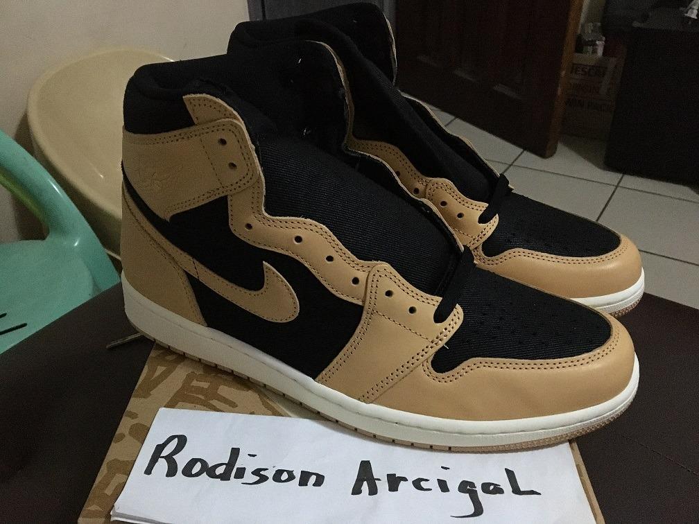 AIR JORDAN 1 RETRO OG HIGH HEIRLOOM BLACK SIZE 12 BNDS
