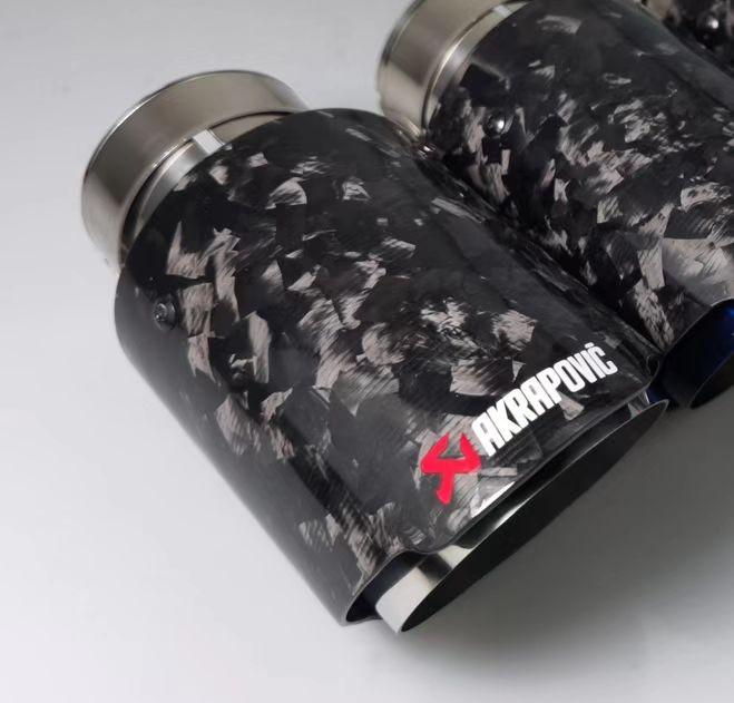 AKRAPOVIC EXHAUST TIP HEAD MODIFICATION , CUSTOM MADE FOR ALL CAR MODEL , REAR BUMPER