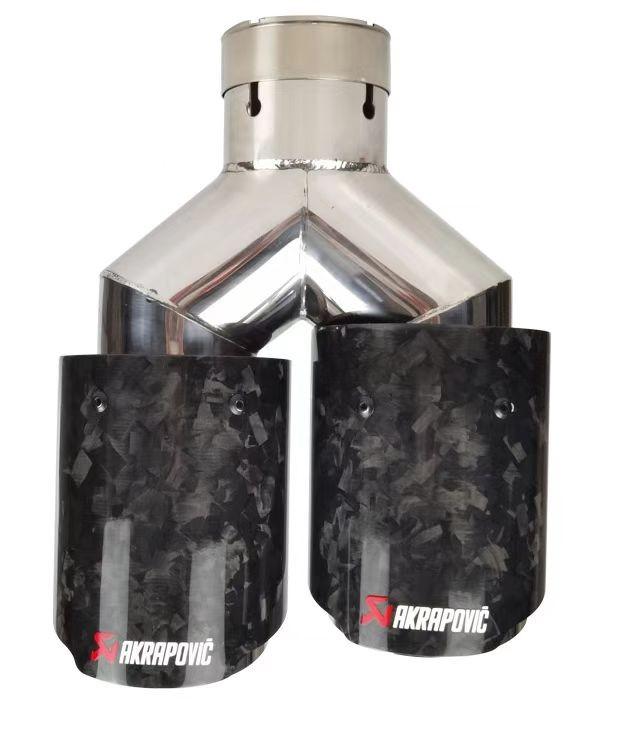 AKRAPOVIC EXHAUST TIP HEAD MODIFICATION , CUSTOM MADE FOR ALL CAR MODEL , REAR BUMPER