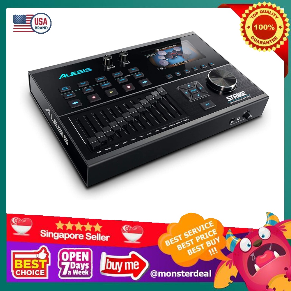 Alesis Drums Strike Drum Module High Performance Drum Set Module with
