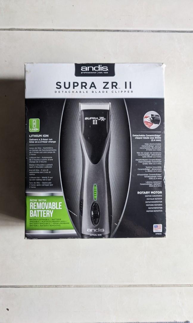 andis supra zr ii cordless