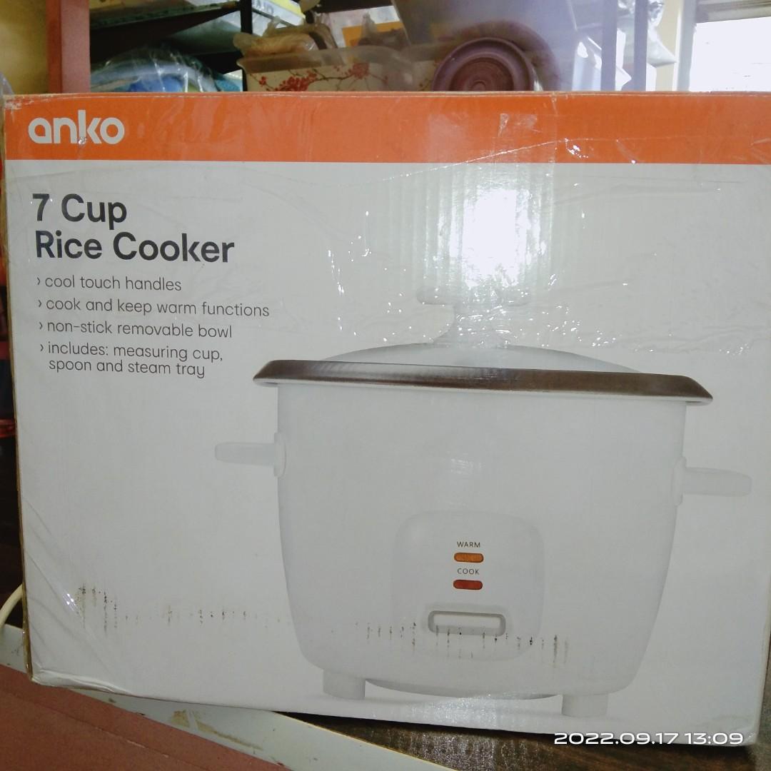 Anko 7 Cup Rice Cooker, TV & Home Appliances, Kitchen Appliances