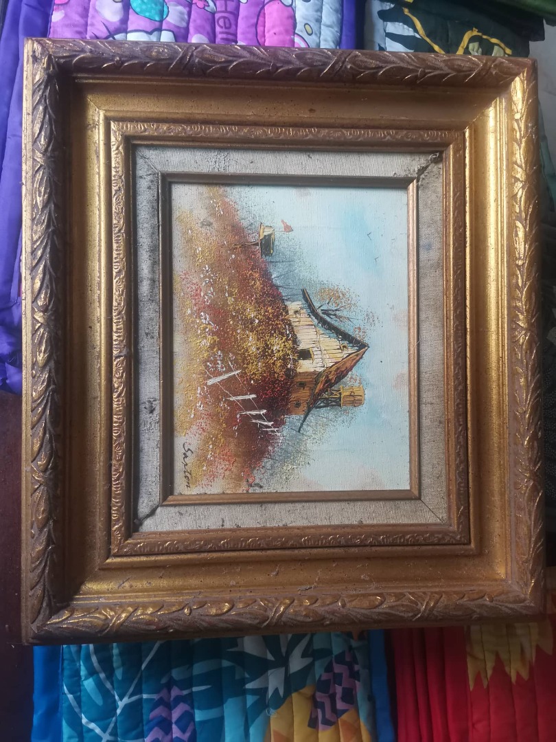 Antique Painting, Hobbies & Toys, Stationary & Craft, Art & Prints on