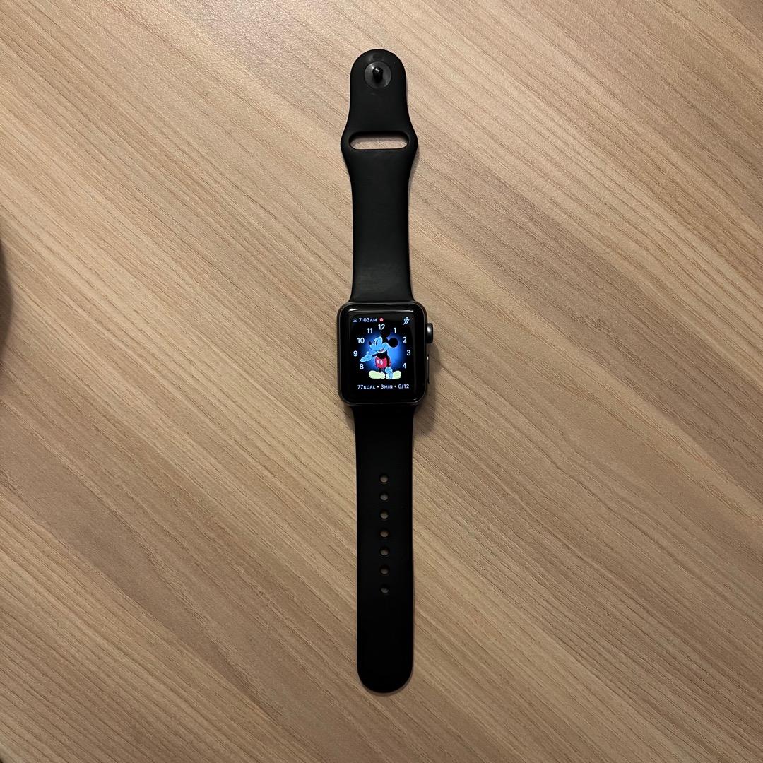 Apple watch series 3 gps 38mm space grey aluminium sales