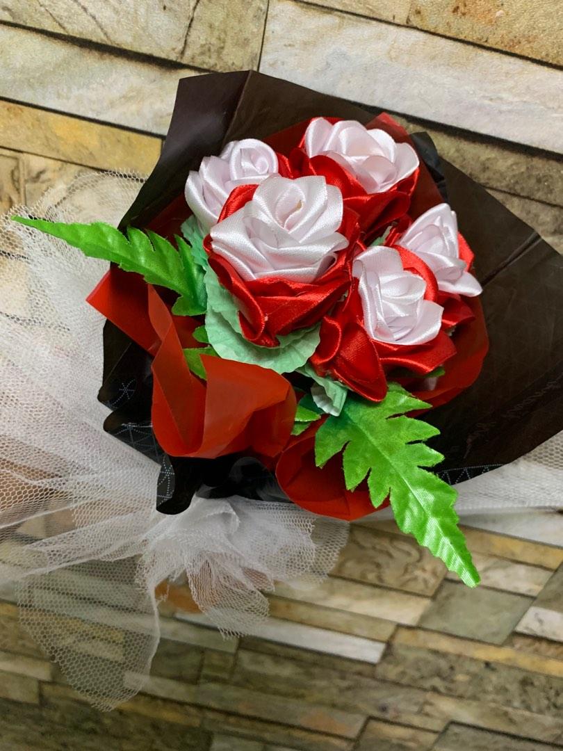 Satin on sale ribbon rose