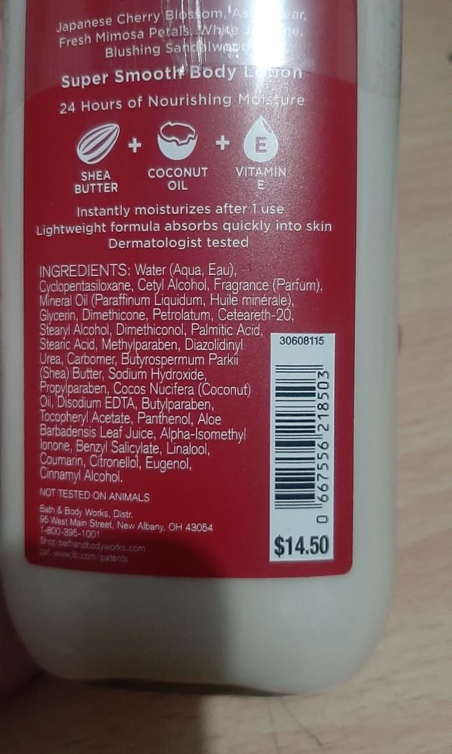 Authentic & Body Works Lotion, Beauty & Personal Care, Bath & Body ...