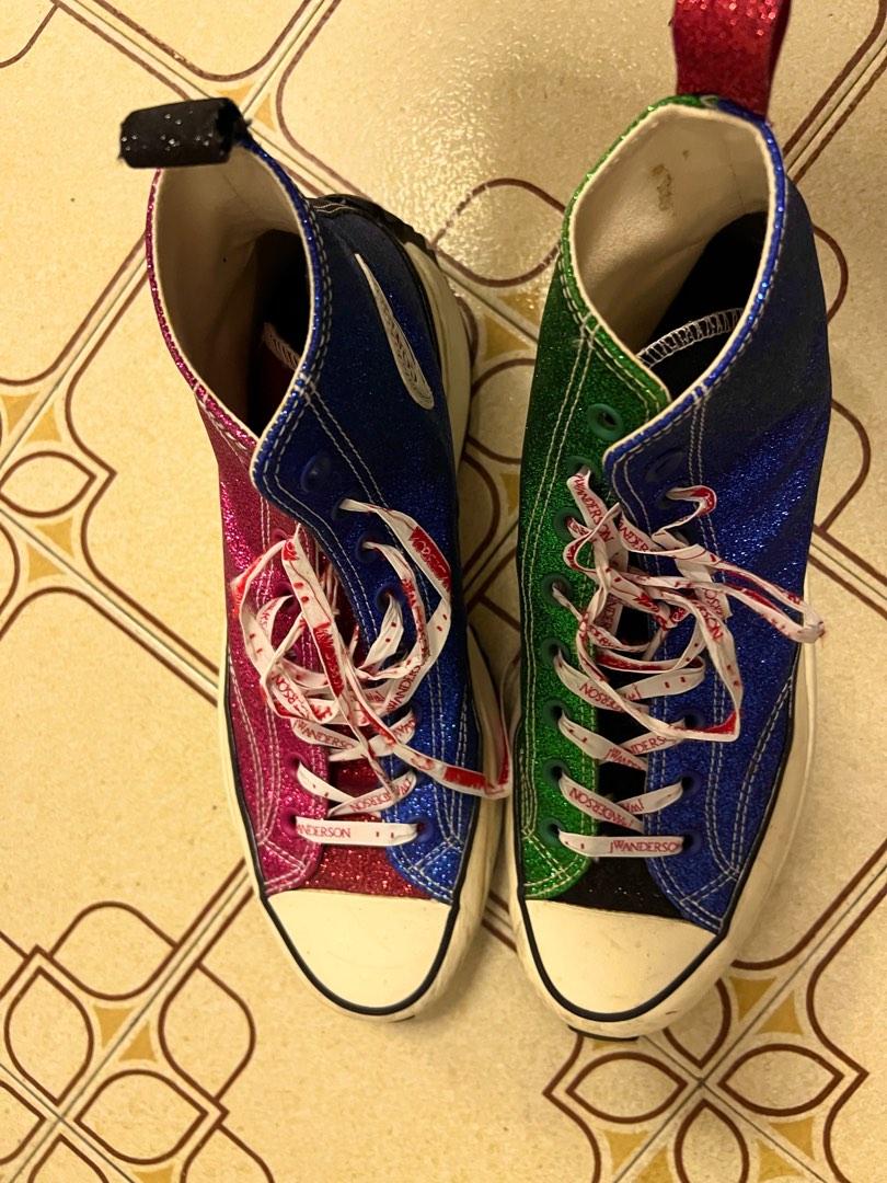 Authentic JW Anderson Converse Glitter shoes Men s Fashion