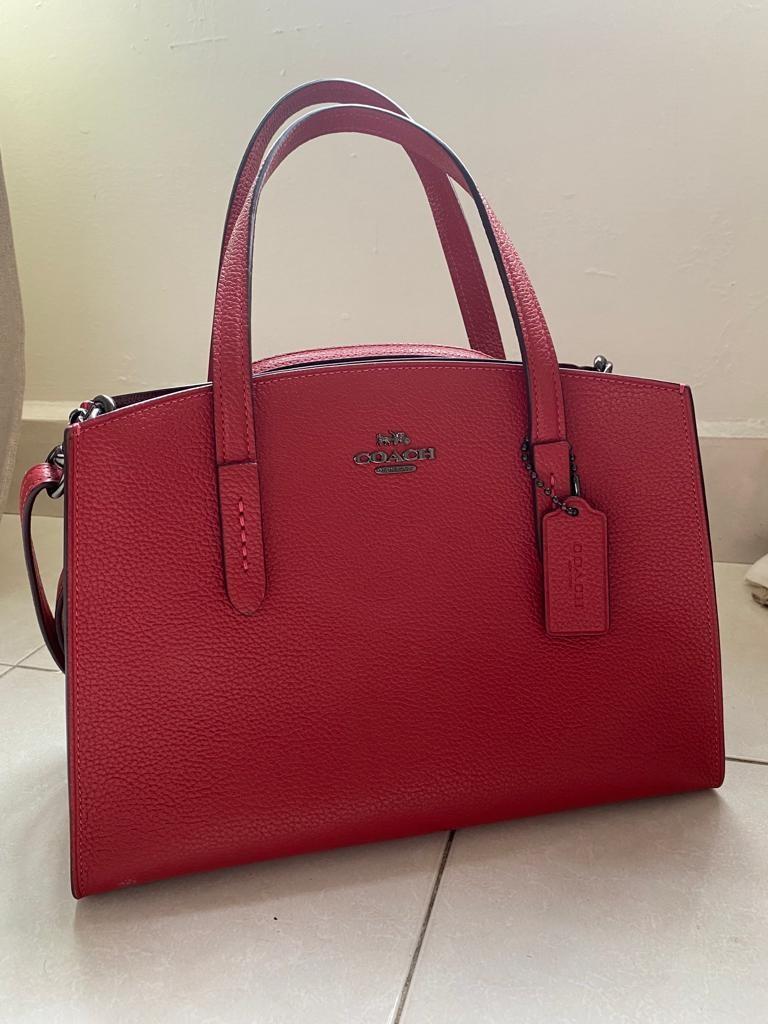 Polished pebble sales leather charlie carryall