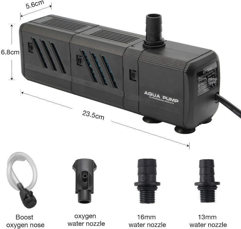 [B1203] Internal Filter Aqua Pump Fish Tank Filter,15W 4in1