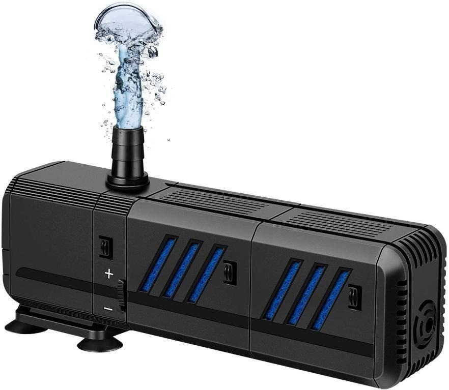 [B1203] Internal Filter Aqua Pump Fish Tank Filter,15W 4in1
