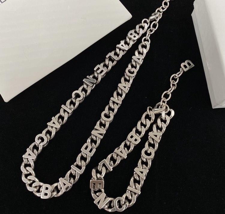 Balenciaga Chain Necklace WomenS Silver for Women