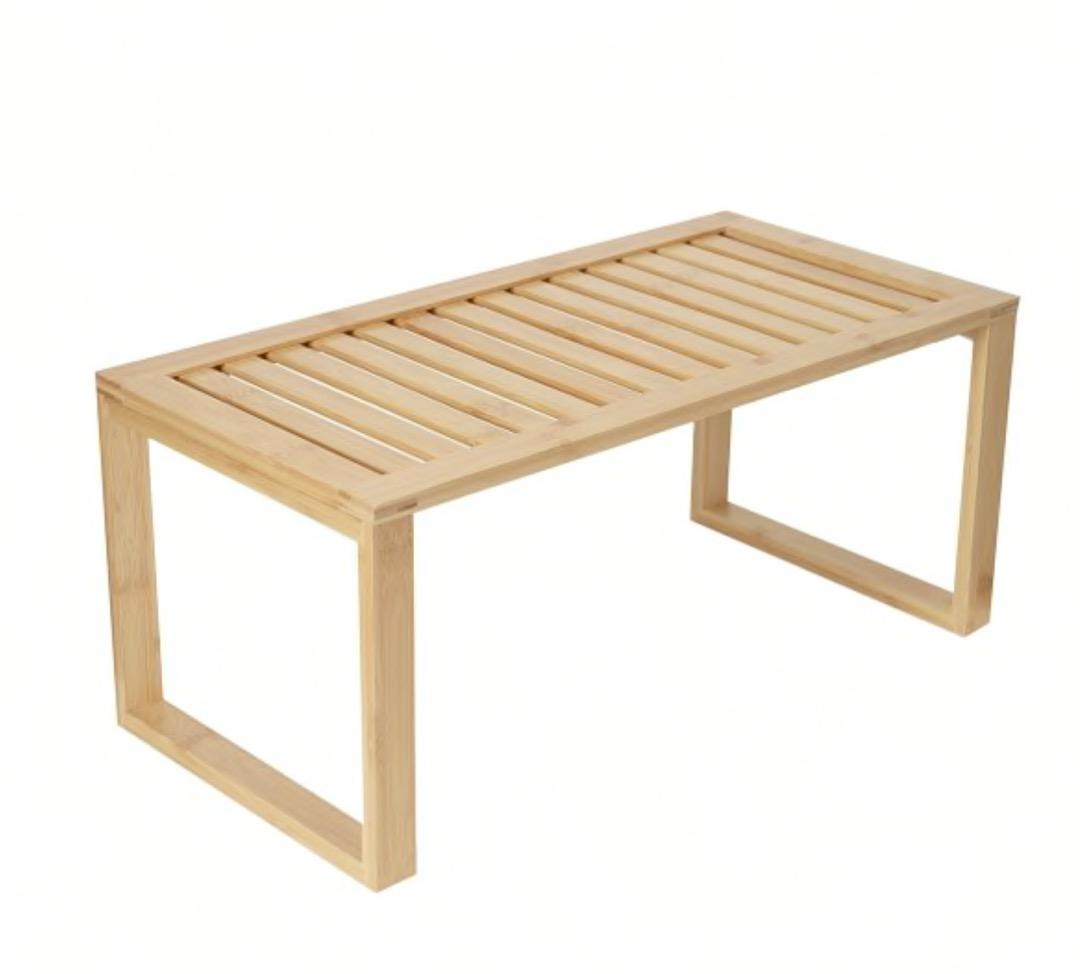 Bamboo Pantry Shelf Large (Category: Food Organization & Storage) located in Quezon City. Submitted by griveraa1224 (Listing ID 1185488888, Image 2). Description: Bamboo Pantry Shelf Large Keep your kitchen essentials organised in one place on this large bamboo shelf that will save storage space in your pantry. Size: 50cm (L) x 22cm (H) x 25cm (W).