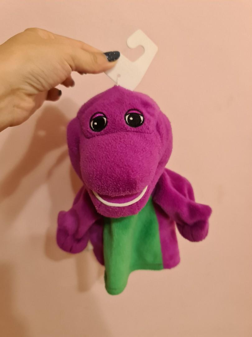 Barney plushie hand puppet plush soft toy, Hobbies & Toys, Toys & Games ...