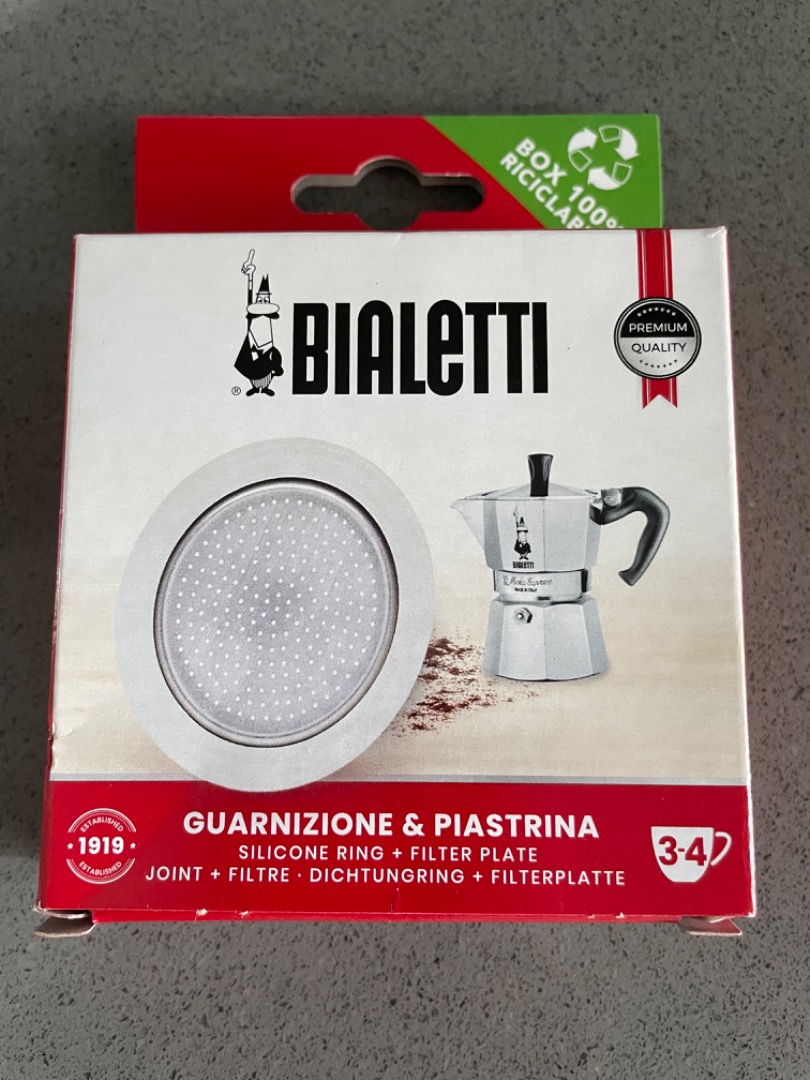 Bialetti Moka Express cup Gasket 34 cups, Furniture & Home Living