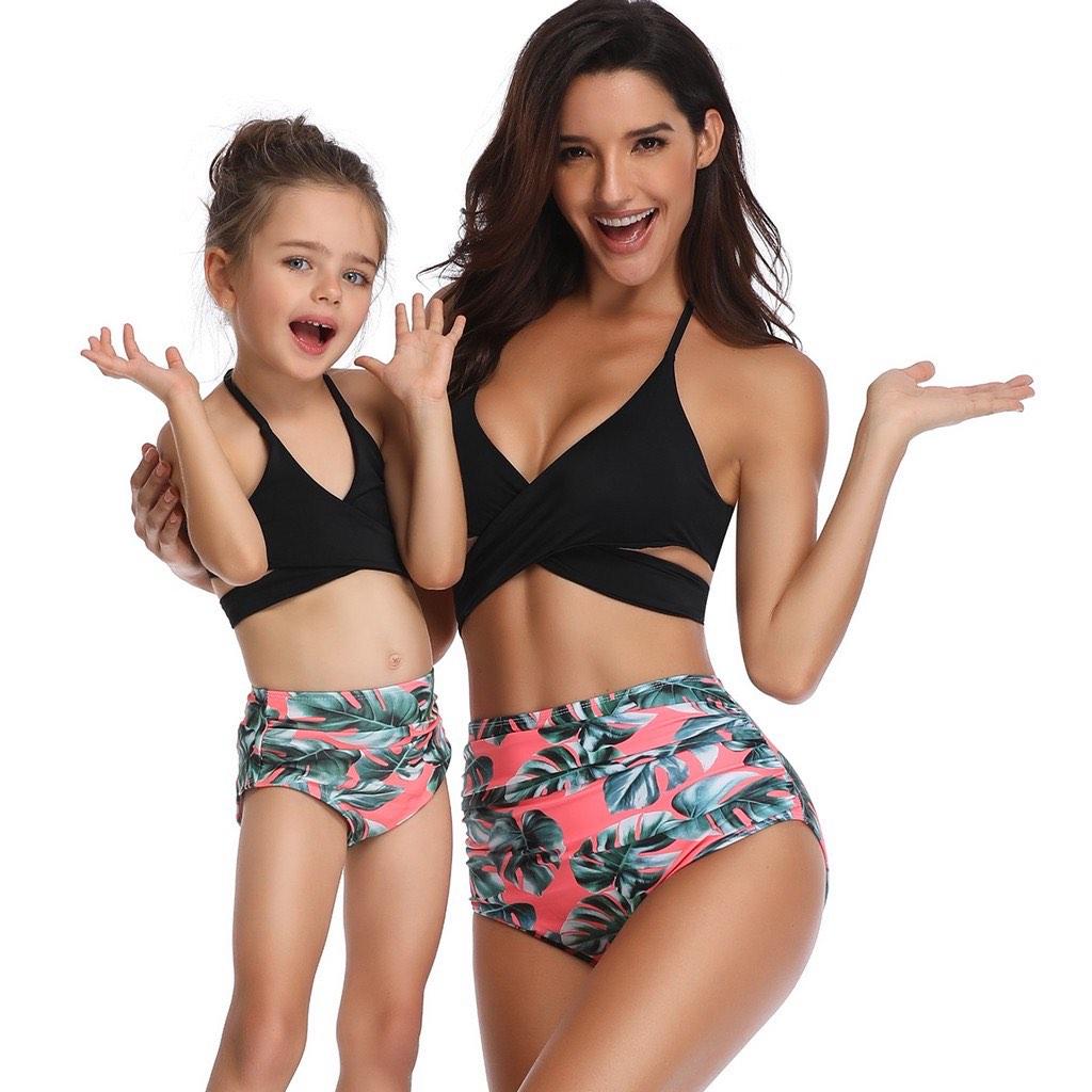 Bikini Mother Daughter Set Women s Fashion Swimwear Bikinis