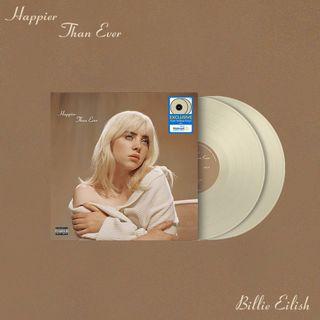 Billie Eilish’s Happier Than Ever Walmart Exclusive Pale Yellow vinyl