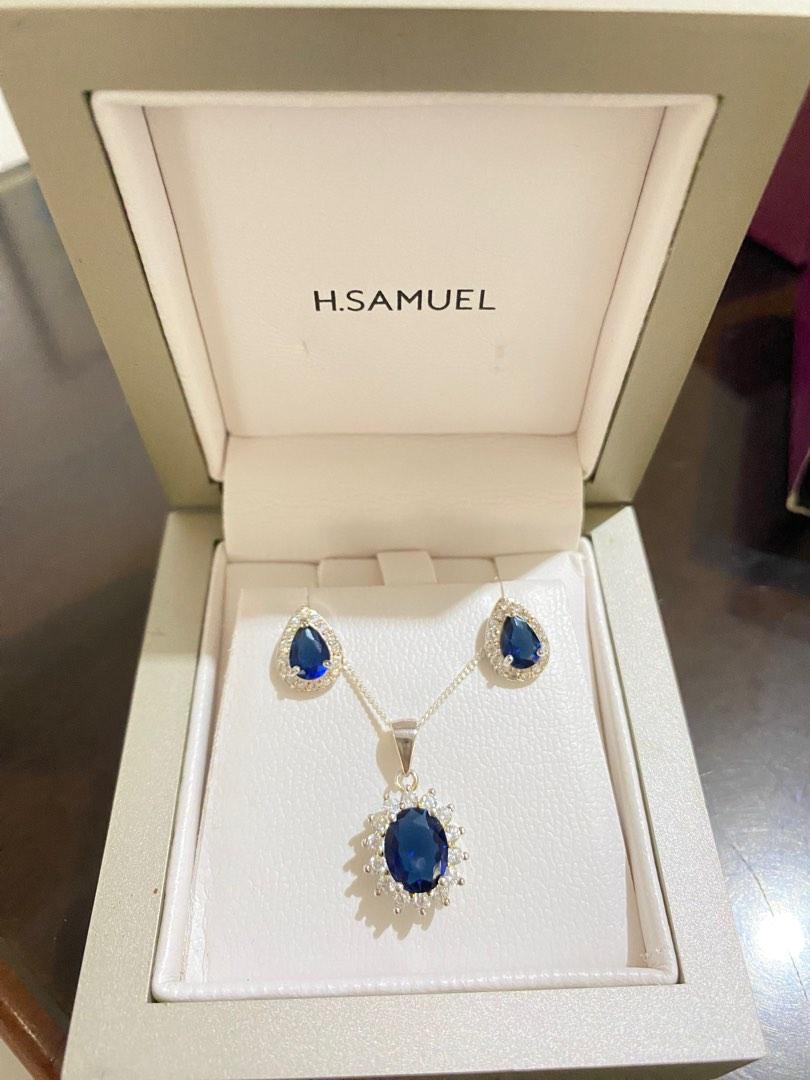 Sapphire earrings h samuel store