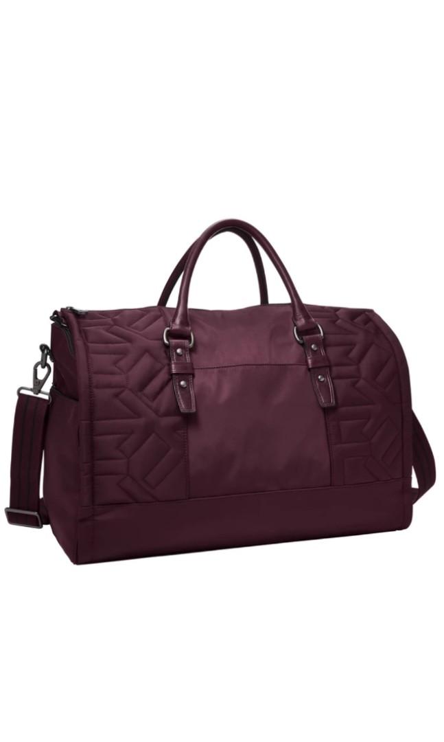 BN Fossil Dillon Burgundy Shoulder Bag, Men's Fashion, Bags, Sling Bags