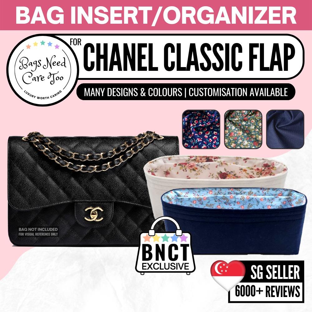 ⭐BNCT Exclusive⭐ Bag Organizer for Chanel Classic Flap, Felt Insert with  Inner Fabric